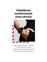 Dámské chytré hodinky  Černý silikonový řemínek + černý náramek model 21806501 - Gravity