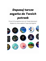 Dámské chytré hodinky  Černý silikonový řemínek + černý náramek model 21806501 - Gravity