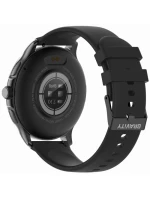 Dámské chytré hodinky  Černý silikonový řemínek + černý náramek model 21806501 - Gravity