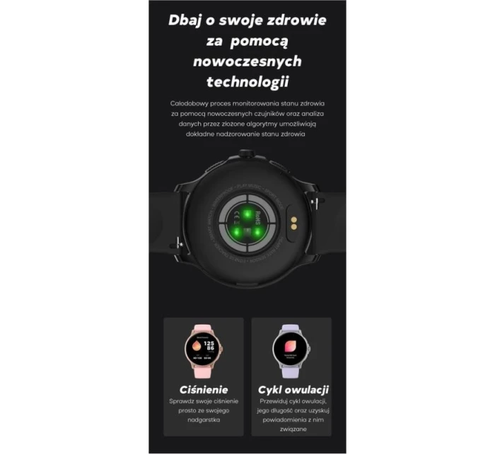 Dámské chytré hodinky Černý silikonový řemínek + černý náramek model 21806501 - Gravity Dámské chytré hodinky Černý silikonový řemínek + černý náramek model 21806501 - Gravity