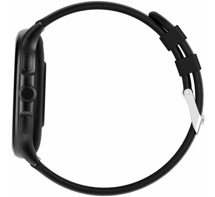 Dámské chytré hodinky Černý silikonový řemínek + černý náramek model 21806501 - Gravity Dámské chytré hodinky Černý silikonový řemínek + černý náramek model 21806501 - Gravity