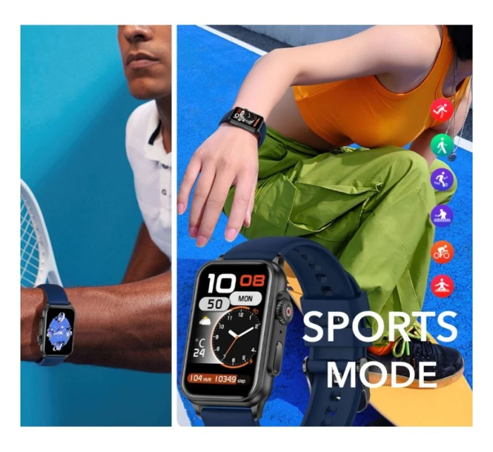 Dámské chytré hodinky Black model 21806589 - RUBICON Dámské chytré hodinky Black model 21806589 - RUBICON