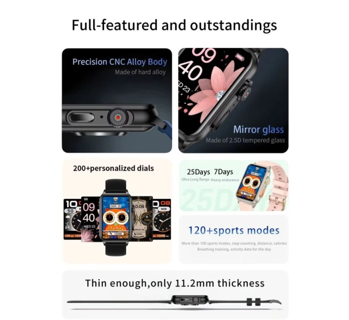 Dámské chytré hodinky Black model 21806589 - RUBICON Dámské chytré hodinky Black model 21806589 - RUBICON