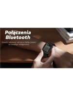 Dámské chytré hodinky  béžový silikonový řemínek + černý řemínek model 21807107 - Gravity