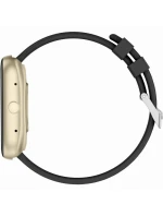 Dámské chytré hodinky  béžový silikonový řemínek + černý řemínek model 21807107 - Gravity