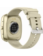 Dámské chytré hodinky  béžový silikonový řemínek + černý řemínek model 21807107 - Gravity