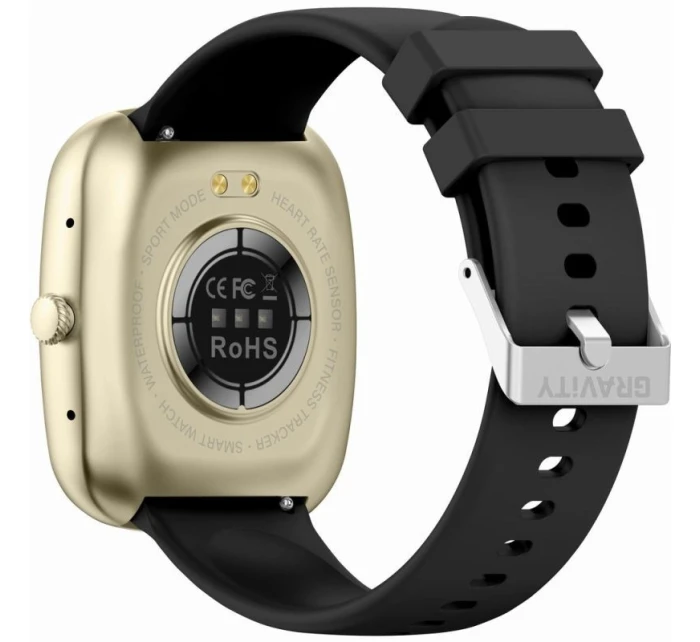 Dámské chytré hodinky béžový silikonový řemínek + černý řemínek model 21807107 - Gravity Dámské chytré hodinky béžový silikonový řemínek + černý řemínek model 21807107 - Gravity
