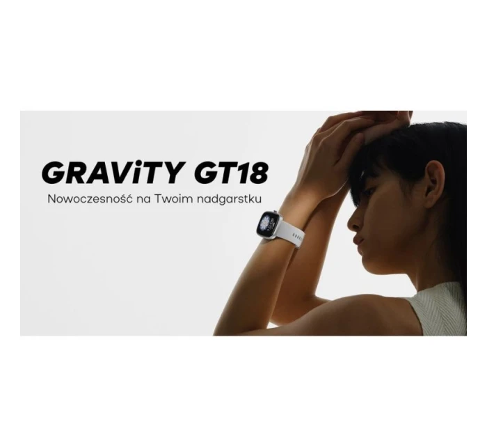 Dámské chytré hodinky béžový silikonový řemínek + černý řemínek model 21807107 - Gravity Dámské chytré hodinky béžový silikonový řemínek + černý řemínek model 21807107 - Gravity