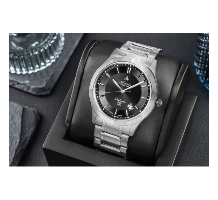 Pánské hodinky + BOX model 21807253 - Atlantic Pánské hodinky + BOX model 21807253 - Atlantic