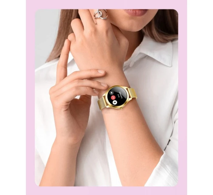 Chytré hodinky Pink Gold 2 Stripes model 21807429 PRO - Gravity Chytré hodinky Pink Gold 2 Stripes model 21807429 PRO - Gravity