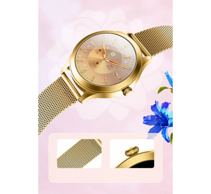 Chytré hodinky Pink Gold 2 Stripes model 21807429 PRO - Gravity Chytré hodinky Pink Gold 2 Stripes model 21807429 PRO - Gravity