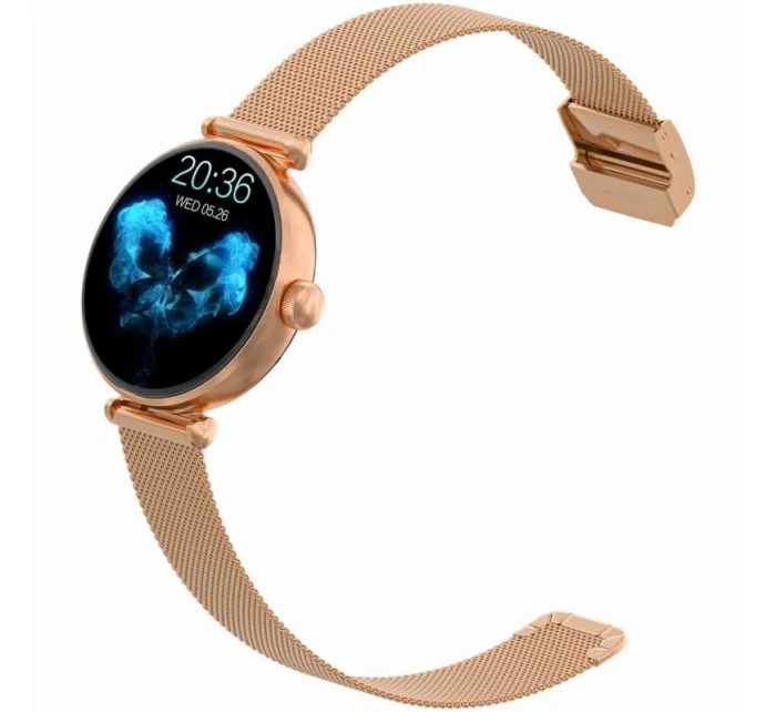 Chytré hodinky Rose Gold Pink 2 Stripes model 21807431 - Gravity Chytré hodinky Rose Gold Pink 2 Stripes model 21807431 - Gravity