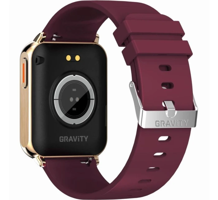 Chytré hodinky Pink Gold Maroon 2 Stripes model 21807467 - Gravity Chytré hodinky Pink Gold Maroon 2 Stripes model 21807467 - Gravity