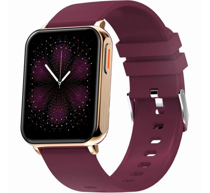 Chytré hodinky Pink Gold Maroon 2 Stripes model 21807467 - Gravity Chytré hodinky Pink Gold Maroon 2 Stripes model 21807467 - Gravity