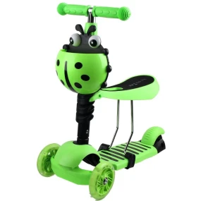 BALANCE SCOOTER 3V1 ENERO LADYBIRD GREEN