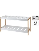 POLICOVÁ SKRIŇA NA TOPÁNKY 2 ÚROVNE BAMBUS