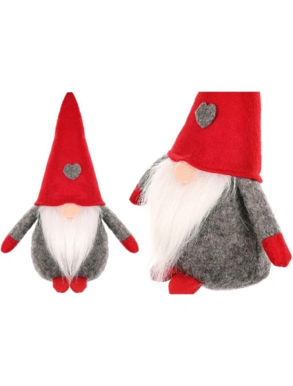 DEKORATÍVNY TRPASLÍK SO SRDCOM 20CM CHLAPEC DEKORATÍVNY TRPASLÍK SO SRDCOM 20CM CHLAPEC