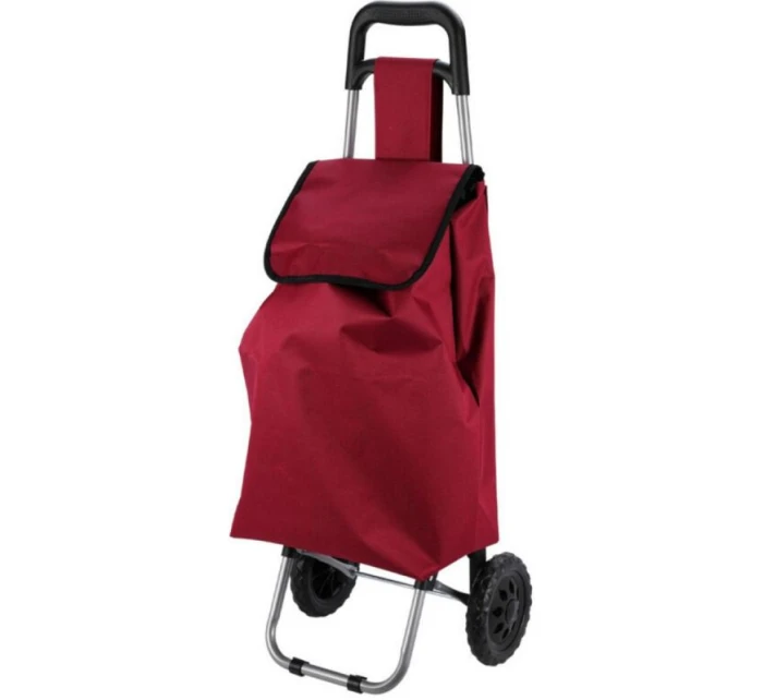 NÁKUPNÝ VOZÍK NA KOLIESKACH S RÁMOM 33L ČERVENÝ NÁKUPNÝ VOZÍK NA KOLIESKACH S RÁMOM 33L ČERVENÝ