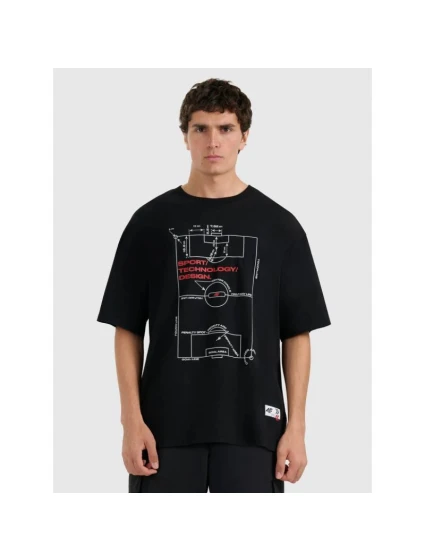 Pánske tričko oversize s potlačou 4F 4FRAW25TTSHM3257-20S Pánske tričko oversize s potlačou 4F 4FRAW25TTSHM3257-20S