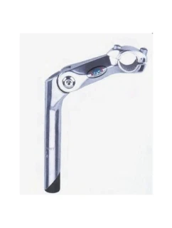 Nastaviteľný predstavec riadidielKWG-8-26 25,4 strieborný.