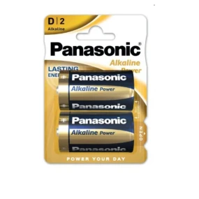Batérie LR20 D PANASONIC blister 2 kusy