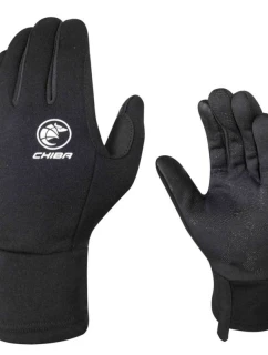 Rukavice CHIBA POLARFLEECE čierne XL