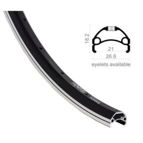 VIPER 26'' 559x21 čierny ráfik s 36 otvormi.