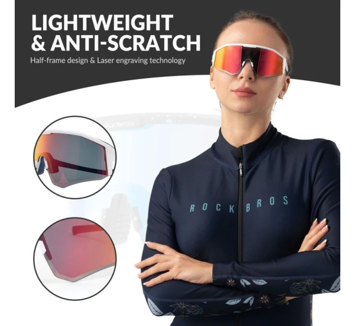 Okuliare Rockbros Sporot SP297 ružové s polarizáciou. Okuliare Rockbros Sporot SP297 ružové s polarizáciou.