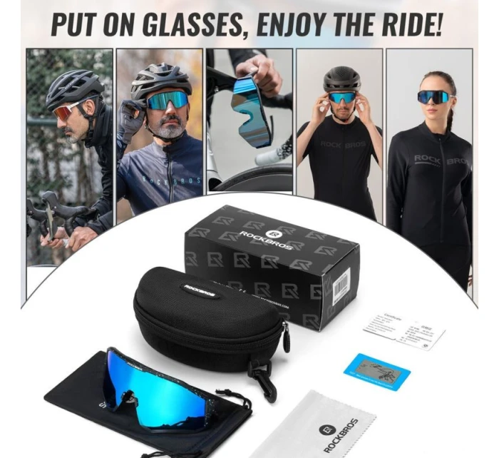 Okuliare Rockbros Sporot SP297 ružové s polarizáciou. Okuliare Rockbros Sporot SP297 ružové s polarizáciou.