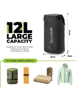 Qunature vodotesný vak s ventilom čierny 12l Qunature vodotesný vak s ventilom čierny 12l