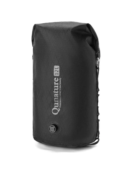 Qunature vodotesný vak s ventilom čierny 12l Qunature vodotesný vak s ventilom čierny 12l