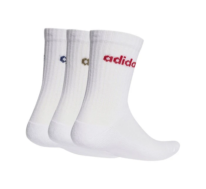Ponožky Linear Crew Cushioned 3 páry bílé model 21892679 - ADIDAS Ponožky Linear Crew Cushioned 3 páry bílé model 21892679 - ADIDAS