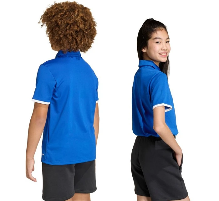 Detské tričko adidas Entrada 26 Polo blue JZ6625 Detské tričko adidas Entrada 26 Polo blue JZ6625