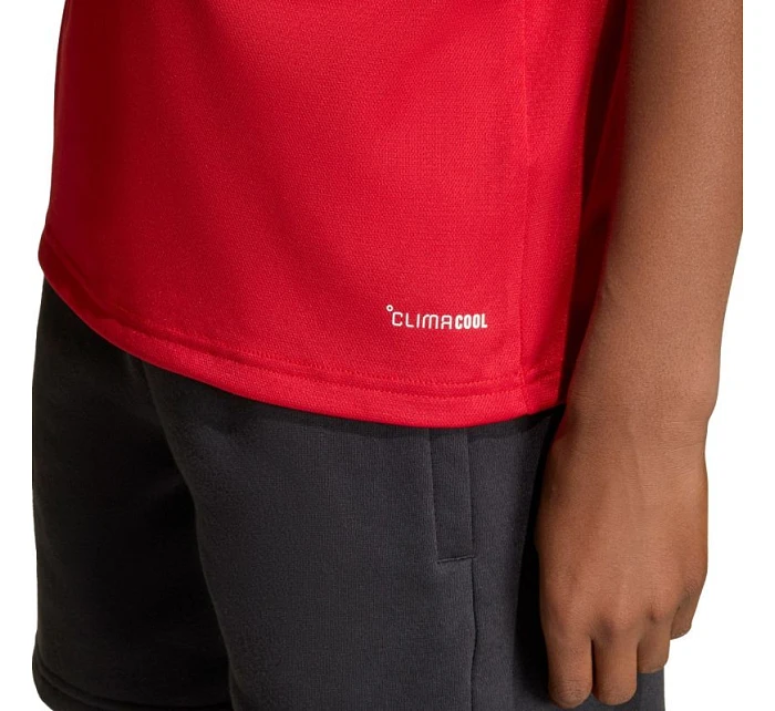 Detské tričko adidas Entrada 26 Polo červené JZ6626 Detské tričko adidas Entrada 26 Polo červené JZ6626