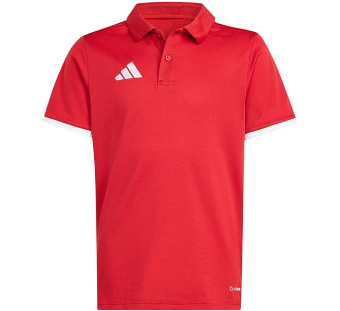 Detské tričko adidas Entrada 26 Polo červené JZ6626 Detské tričko adidas Entrada 26 Polo červené JZ6626