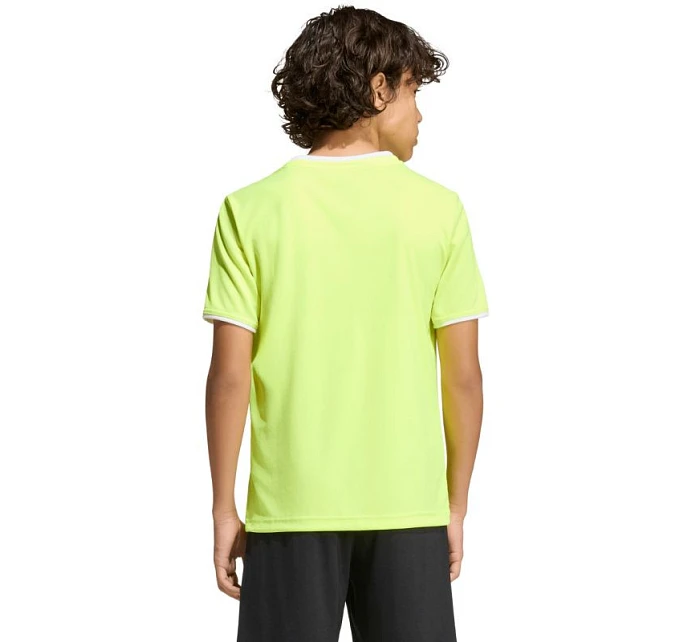 Detské tričká adidas Entrada 26 Jersey Yellow Neon KE9845 Detské tričká adidas Entrada 26 Jersey Yellow Neon KE9845