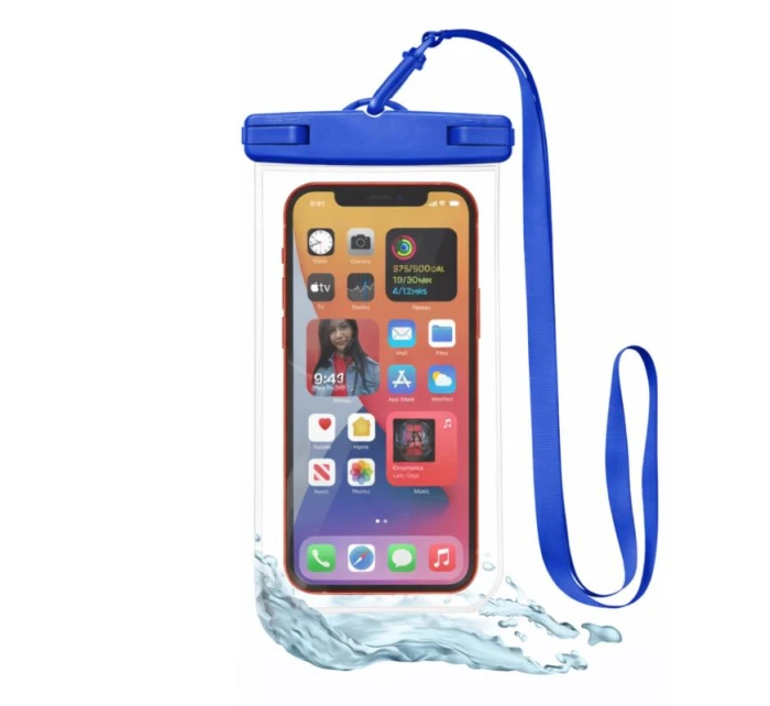 Modré vodotesné puzdro EMWU Modré vodotesné puzdro EMWU