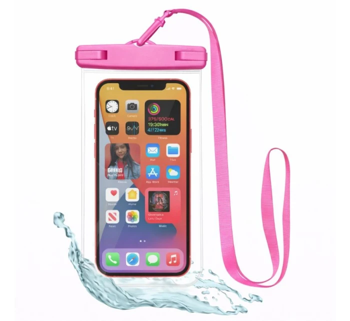 EMWU Vodotesné puzdro ružové EMWU Vodotesné puzdro ružové