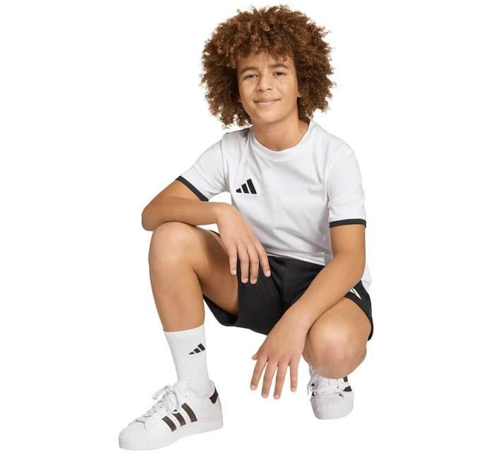 Adidas Detské tričko Entrada 26 Tee white JZ6670 Adidas Detské tričko Entrada 26 Tee white JZ6670