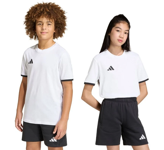 Adidas Detské tričko Entrada 26 Tee white JZ6670 Adidas Detské tričko Entrada 26 Tee white JZ6670