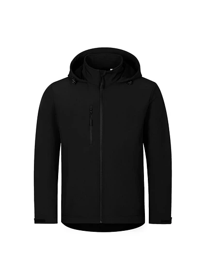 Pánská softshellová bunda Trail (černá)