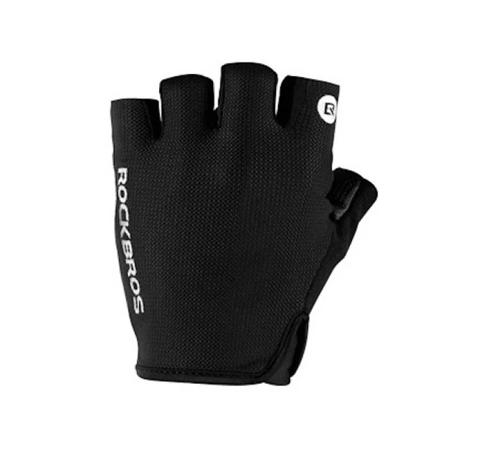 Cyklistické rukavice model 22083439 velikost M černé - Rockbros Cyklistické rukavice model 22083439 velikost M černé - Rockbros