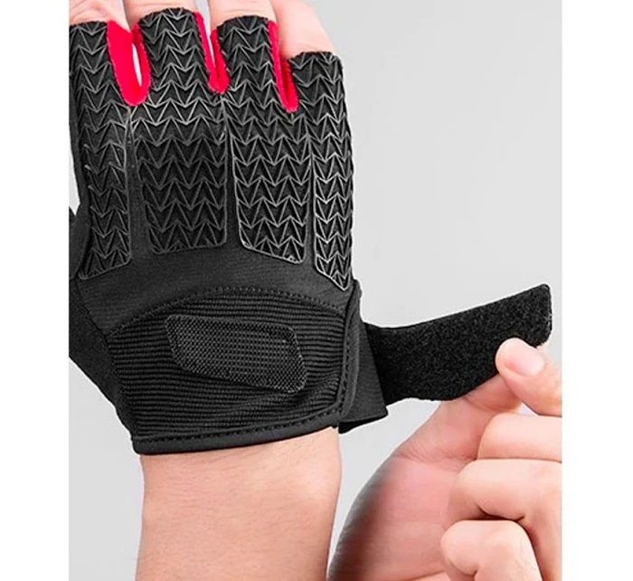 Cyklistické rukavice Rockbros S169BR L s gélovými vankúšikmi - čierno-červené Cyklistické rukavice Rockbros S169BR L s gélovými vankúšikmi - čierno-červené