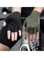 Rockbros priedušné cyklistické rukavice, krátke prsty, veľkosť: S - sivé