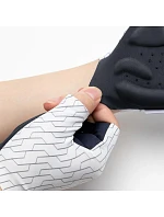 Rockbros MTB cyklistické rukavice veľkosť: S - bielo-čierne