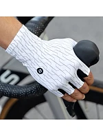 Rockbros model 22083586 cyklistické rukavice velikost: M bíločerné - Hikvision