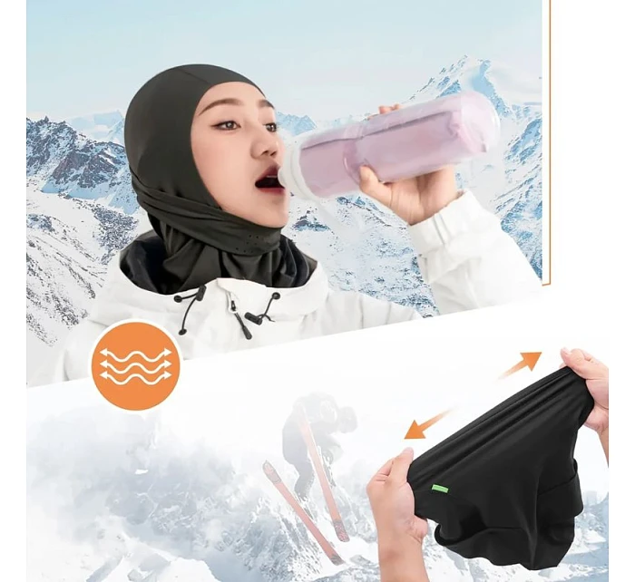 Qunature kukla na lyže 13230023010 kukla na motorku veľkosť M - čierna Qunature kukla na lyže 13230023010 kukla na motorku veľkosť M - čierna