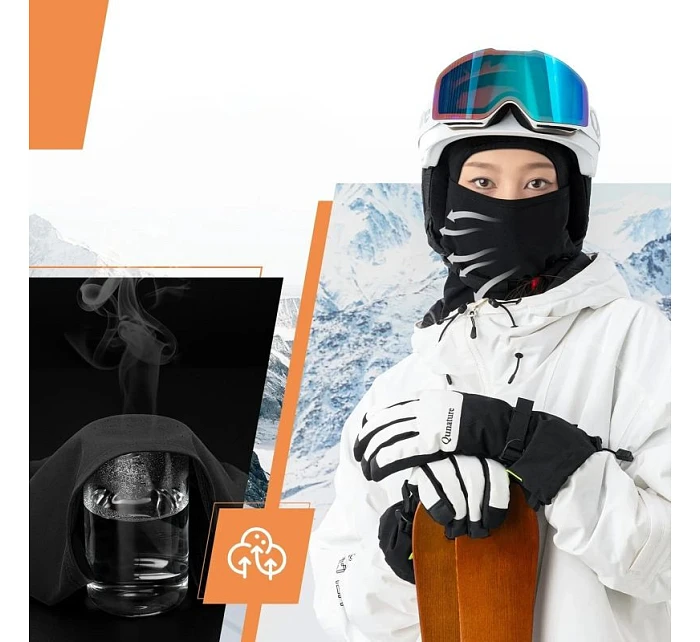 Qunature kukla na lyže 13230023010 kukla na motorku veľkosť M - čierna Qunature kukla na lyže 13230023010 kukla na motorku veľkosť M - čierna