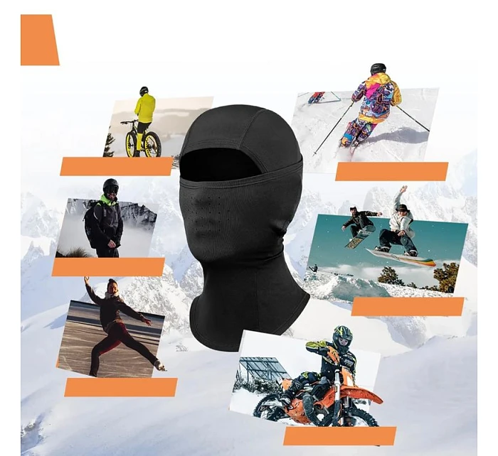 Qunature kukla na lyže 13230023010 kukla na motorku veľkosť M - čierna Qunature kukla na lyže 13230023010 kukla na motorku veľkosť M - čierna