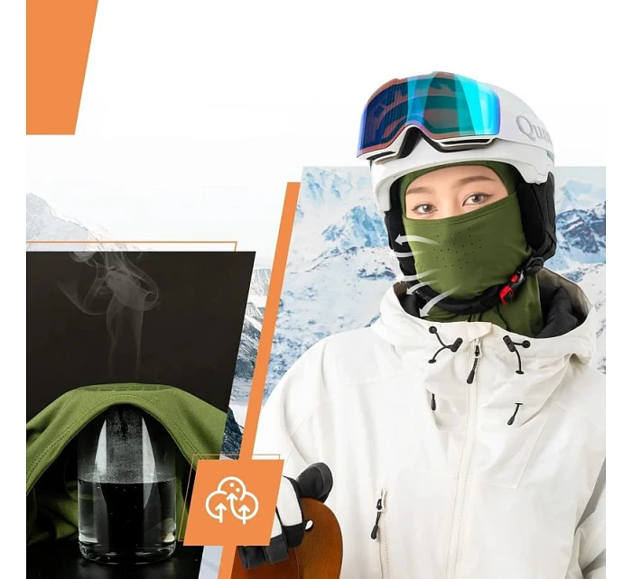 Qunature lyžiarska bunda 13230023015 bike motorbike balaclava veľkosť L - zelená Qunature lyžiarska bunda 13230023015 bike motorbike balaclava veľkosť L - zelená